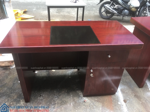 Bàn Giám Đốc 1m2 Sơn PU Hộc Liền BGD_120