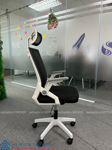 Ghế Văn Phòng Cao Cấp TMS04 Trắng