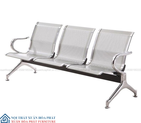 Ghế Băng Chờ / Ghế Phòng Chờ 3 Chỗ Thép Mạ Nhập Khẩu BC_01