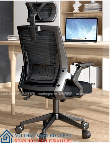 Ghế Văn Phòng Cao Cấp TMS04 Đen