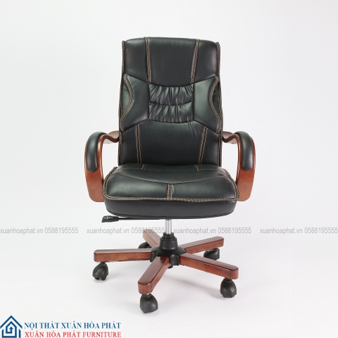 Ghế Văn Phòng Gỗ Uốn Chân Xoay TP83