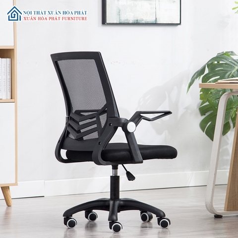 Ghế Văn Phòng Tay Gập Chân Xoay GHE_VP680
