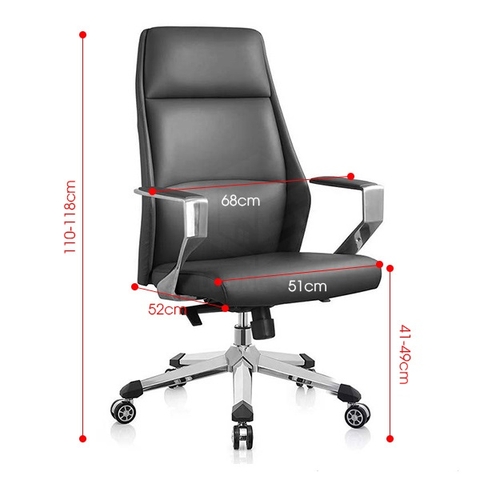 Ghế Giám Đốc Da Cao Cấp GD35-Black