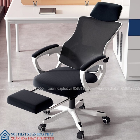 Ghế Công Thái Học Cao Cấp TMS06 Trắng