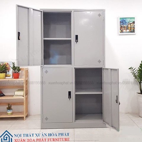 Tủ Tài Liệu, Tủ Văn Phòng 4 Cánh Sắt K4-CS