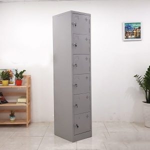Tủ Sắt Locker 6 Ngăn 1 Cột LK6C1