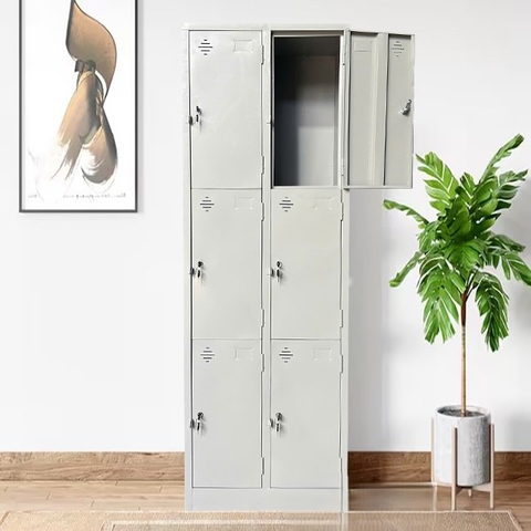Tủ Locker 6 ngăn 2 cột LK6C2