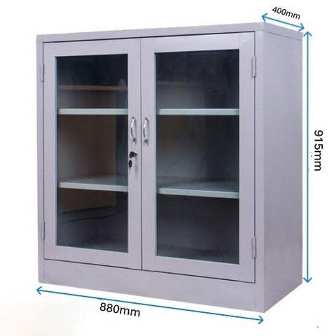 Tủ Tài Liệu, Tủ Văn Phòng Cánh Kính Thấp K2-CK