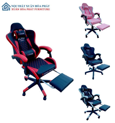Ghế Gaming Zero S+ Gác Chân (RED-BLACK)