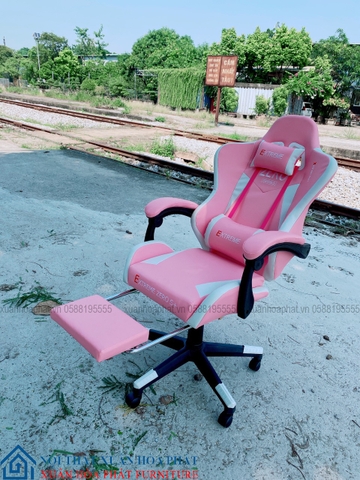 Ghế Gaming Zero S+ Gác Chân PINK