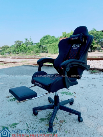 Ghế Gaming Zero S+ Gác Chân Black