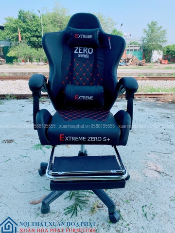 Ghế Gaming Zero S+ Gác Chân Black
