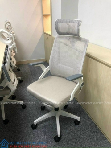 Ghế Văn Phòng Cao Cấp TMS04 Xám