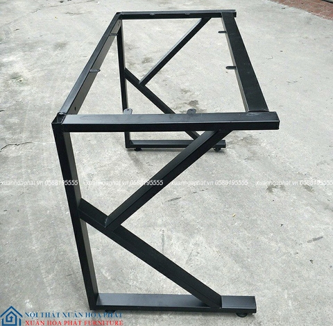 Bàn Làm Việc, Bàn Gaming Chân K-Desk 1m2 Mặt Gỗ K_02