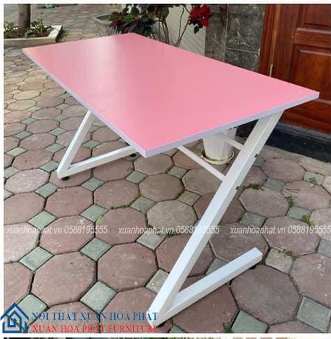 Bàn Làm Việc Z-Desk 1m2 Mặt Gỗ Melamin Z_02