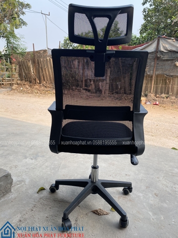 Ghế Văn Phòng, Ghế Xoay Tựa Đầu Chân Nhựa Thư Giãn GX_4003