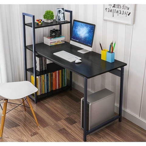 Bàn Làm Việc Học Tập Kèm Kệ Sách Đa Năng BLV_04