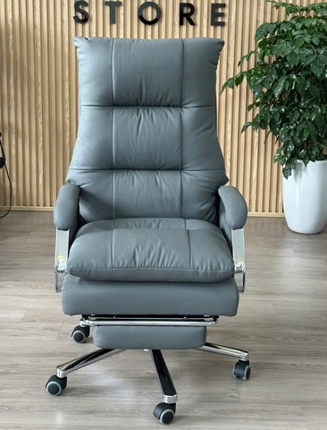 Ghế Giám Đốc Bọc Da Cao Cấp, Ghế Xoay Văn Phòng Có Gác Chân GĐ_9902