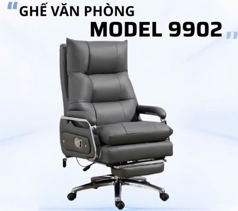 Ghế Giám Đốc Bọc Da Cao Cấp, Ghế Xoay Văn Phòng Có Gác Chân GĐ_9902