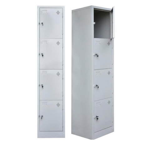 Tủ Sắt Locker 4 Ngăn 1 Cột LK4C1