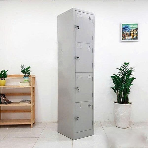 Tủ Sắt Locker 4 Ngăn 1 Cột LK4C1