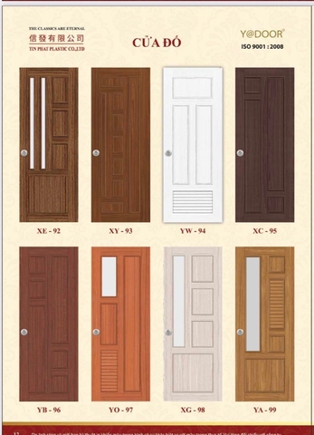 Cửa Nhựa Đố Vân Gỗ