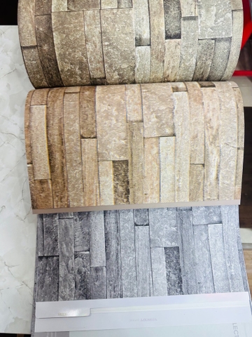 GIẤY DÁN TƯỜNG HÀN QUỐC GIẢ GẠCH 1 cuộn 15m2