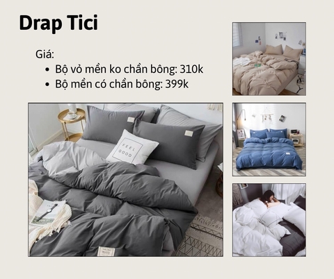 BỘ DRAP MỀN TICI