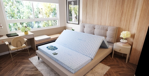 NỆM KIM CƯƠNG EUCOCO ORGANIC XƠ DỪA THIÊN NHIÊN LIÊN KẾT FOAM