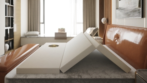 NỆM KIM CƯƠNG EUFIBER CLASSIC BÔNG ÉP CÔNG NGHỆ NANO VẢI GẤM XỐP