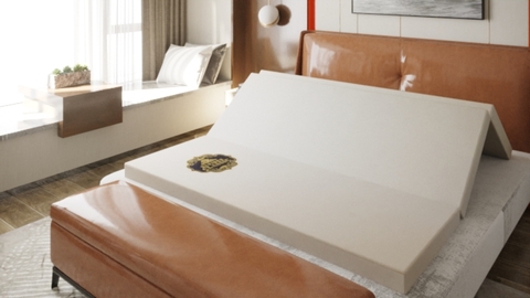 NỆM KIM CƯƠNG EUFIBER CLASSIC BÔNG ÉP CÔNG NGHỆ NANO VẢI GẤM XỐP