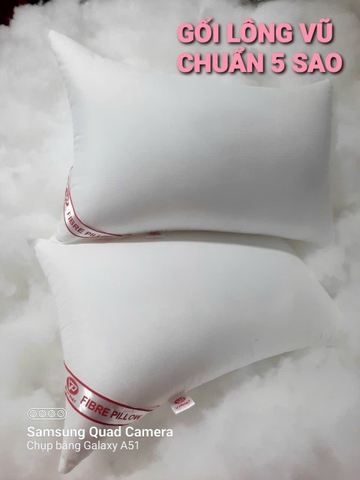 GỐI LÔNG VŨ CHUẨN 5 SAO