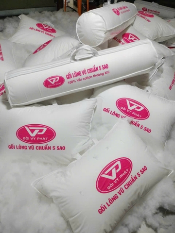 GỐI LÔNG VŨ CHUẨN 5 SAO