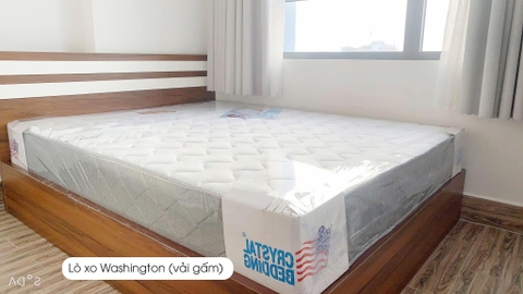 NỆM LÒ XO VT WASHINGTON VẢI GẤM