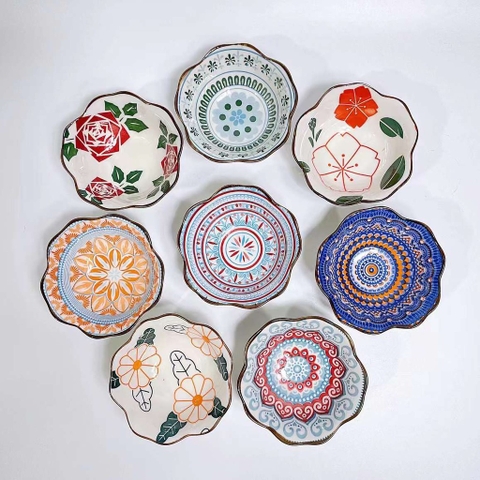 Chấm thổ cẩm hoa