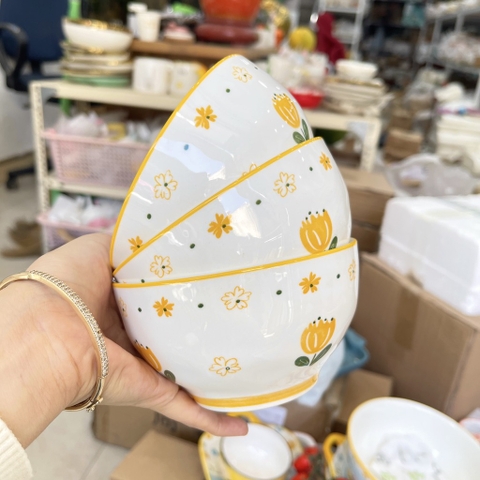 Bộ Hoa Tuylip Vàng