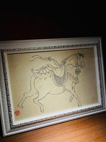 Bức tranh Chiến Mã Huyền Thoại