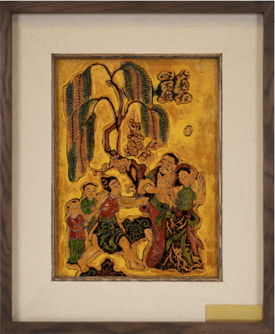 TRANH SƠN MÀI ĐÁNH GHEN 01