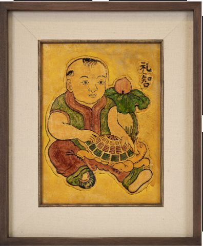 TRANH SƠN MÀI LỄ TRÍ