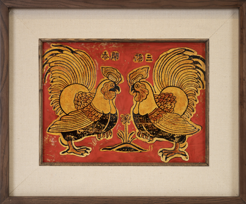 TRANH SƠN MÀI TAM DƯƠNG KHAI THÁI