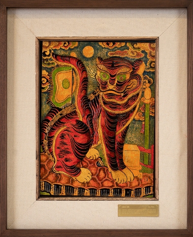 TRANH SƠN MAI NGŨ HỔ - XÍCH HỔ