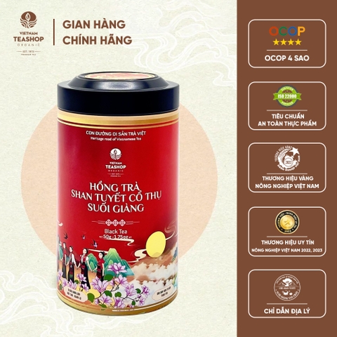 Trà Du lịch Yên Bái - Hồng trà shan tuyết cổ thụ 50g