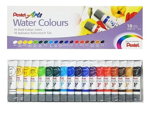 Màu nước Pentel 18 màu
