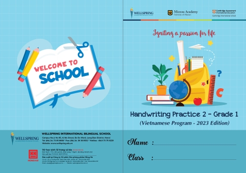 Vở tập viết lớp 1 - tập 2