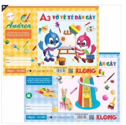 Vở vẽ A3-Klong