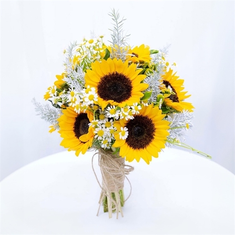 Hoa cưới hướng dương mix tana SP000037