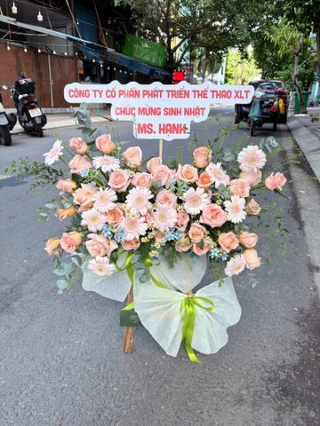 Kệ hoa  khai trương, chúc mừng mini SP000090