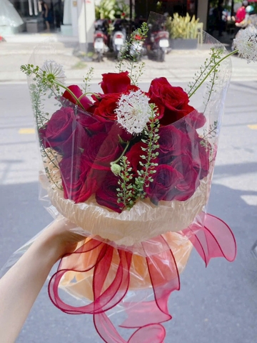 Bó Hoa Hồng Đỏ – Lãng Mạn & Đầy Cảm Xúc