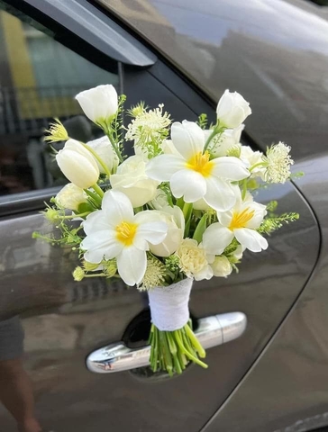 hoa cưới tulip mix cát tường