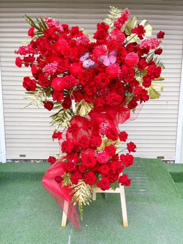 Kệ hoa khai trương-lẳng hoa chúc mừng